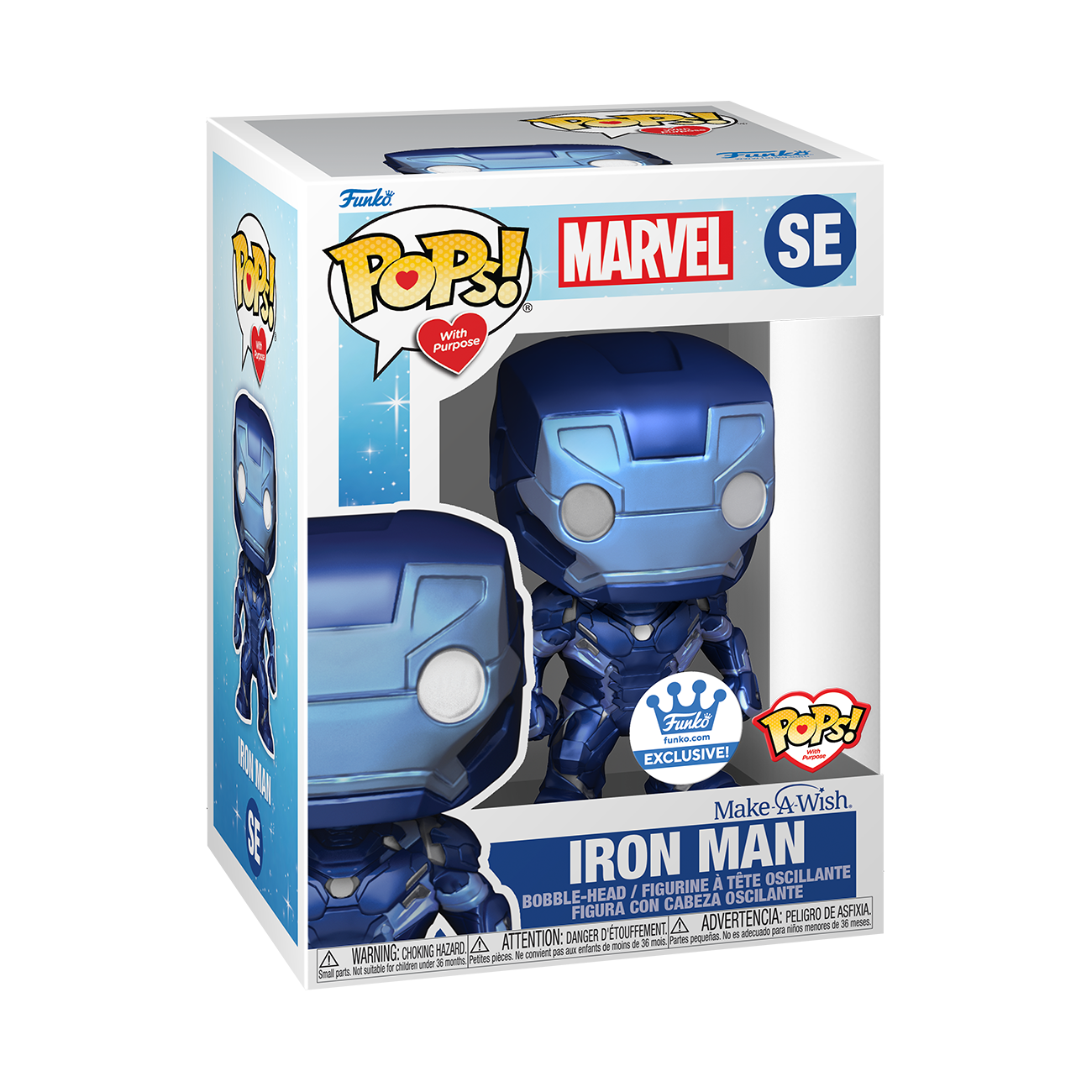 Funko Pop! Marvel: Make-A-Wish Iron Man (Funko Shop Exclusive)