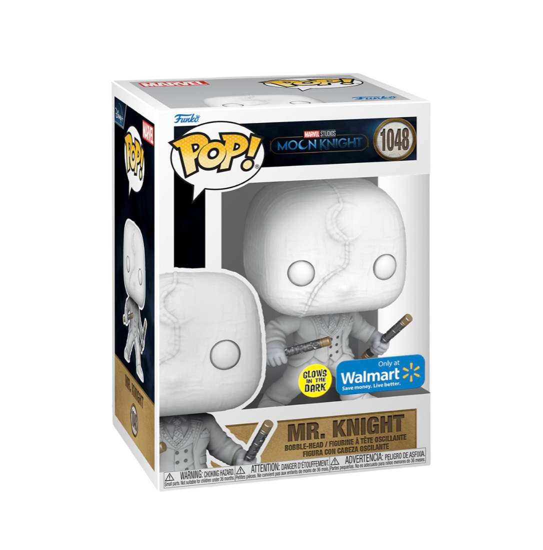 Funko Pop! Marvel: Moon Knight: Mr.Knight (Glow) (Walmart Exclusive)