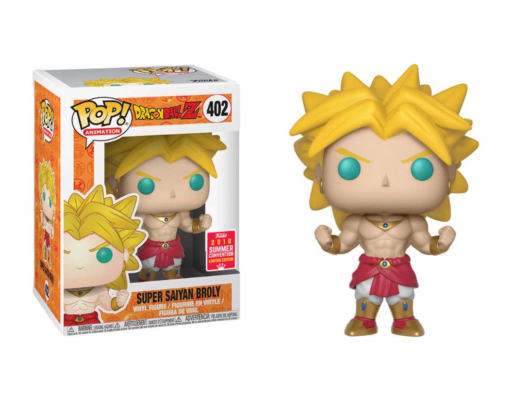 Funko Pop! Animation: Dragon Ball Z: Super Saiyan Broly (2018 SDCC Shared Exclusive) - Shak's Pop Shop
