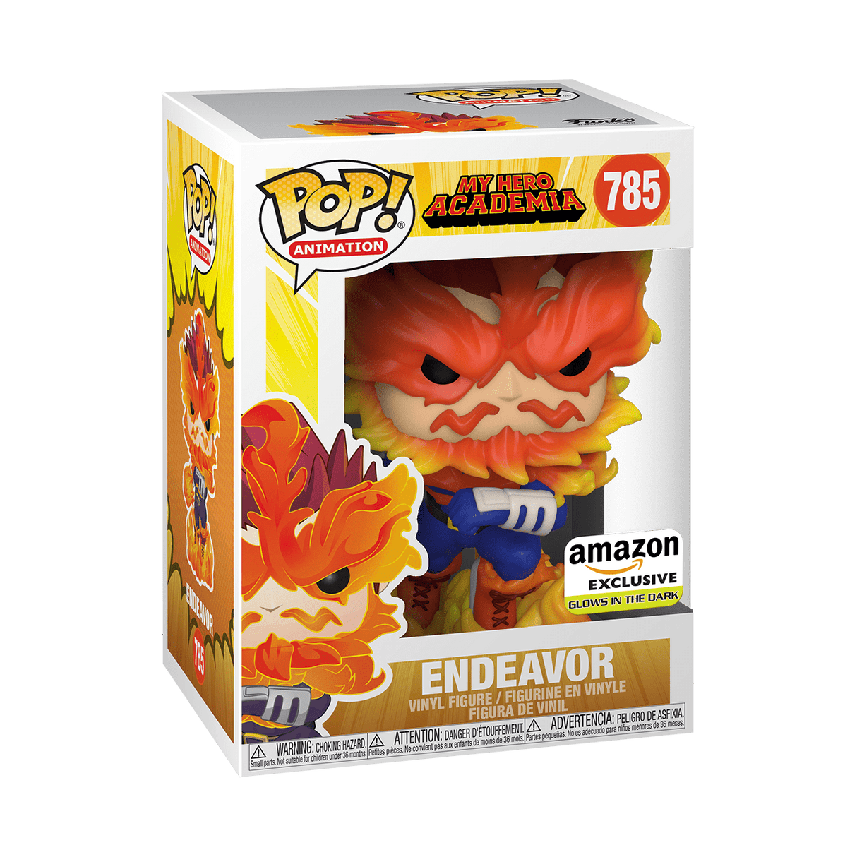 Funko Pop! Animation: My Hero Academia: Endeavor (Glow) (Amazon Exclusive)