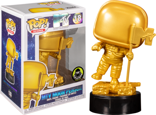 Icons: MTV Moon Person (Gold) (Metallic) (Popcultcha Exclusive)