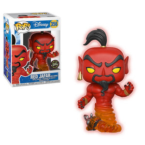 Funko Pop! Disney: Aladdin: Red Jafar (As Genie) (Glow Chase)