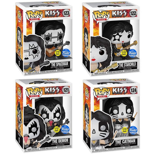 Rocks: Kiss 4 Pop Bundle (Glow) (Walmart Exclusive)