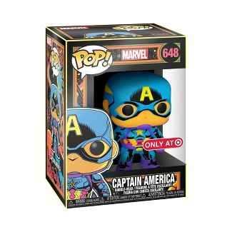 Funko Pop! Marvel: Captain America (Black Light) (Target Exclusive)