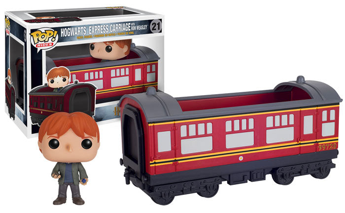 Funko Pop! Rides: Harry Potter: Hogwarts Express Carriage with Ron Weasley (Box Imperfection)