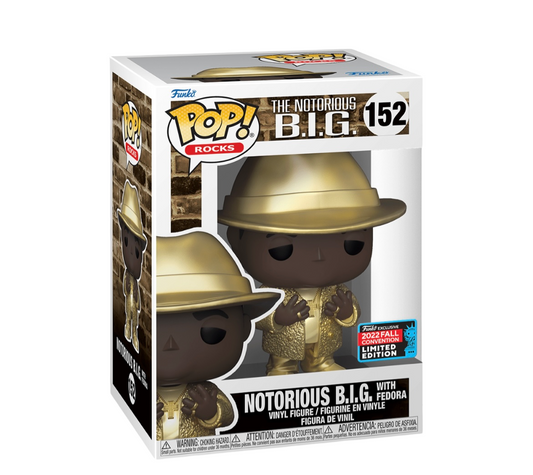 Rocks: The Notorious B.I.G: Biggie With Golden Suit and Fedora (2022 NYCC Shared Exclusive)