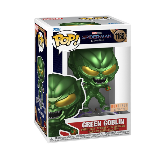 Marvel: Spider-Man No Way Home: Green Goblin With Pumpkin Bomb (Metallic) (BoxLunch Exclusive)