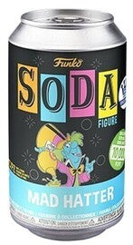 Vinyl Soda: Black Light Mad Hatter Sealed Can LE 5,000 (Funko Shop Exclusive)
