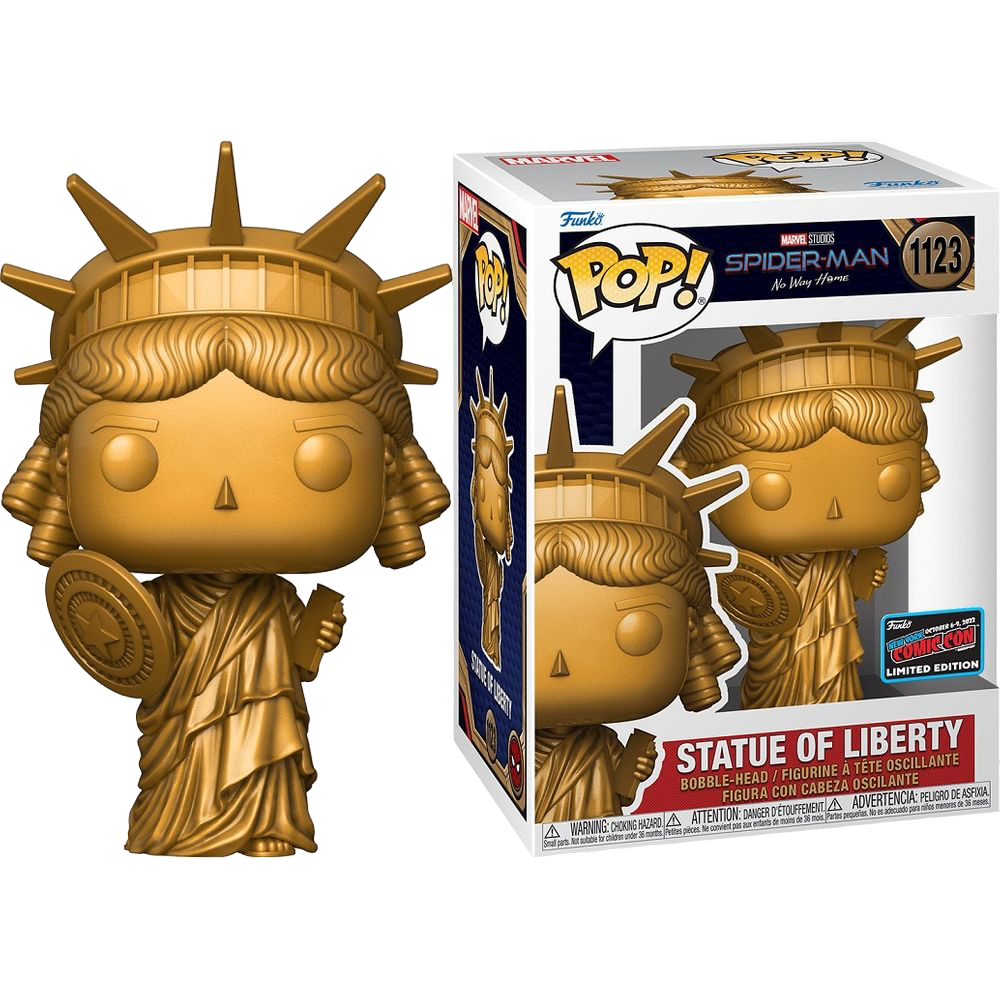 Funko Pop! Marvel: Spider-Man No Way Home: Statue Of Liberty (2022 NYCC Convention Exclusive)