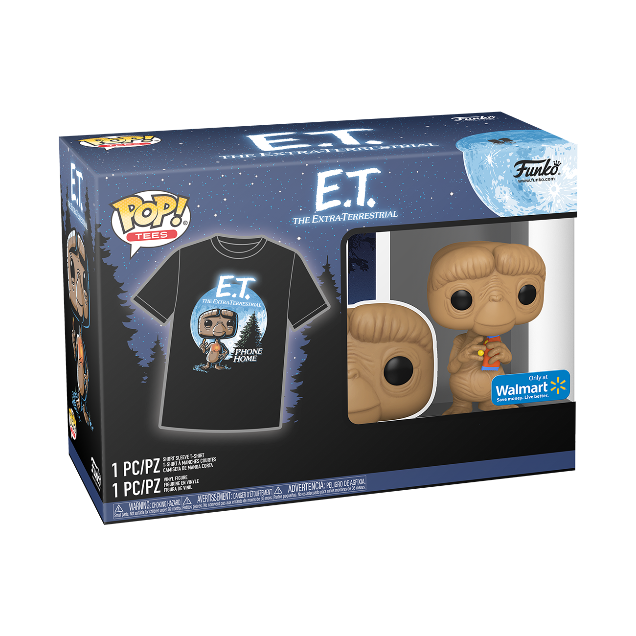 Pop & Tee: Movies: E.T: E.T With Candy (Walmart Exclusive)