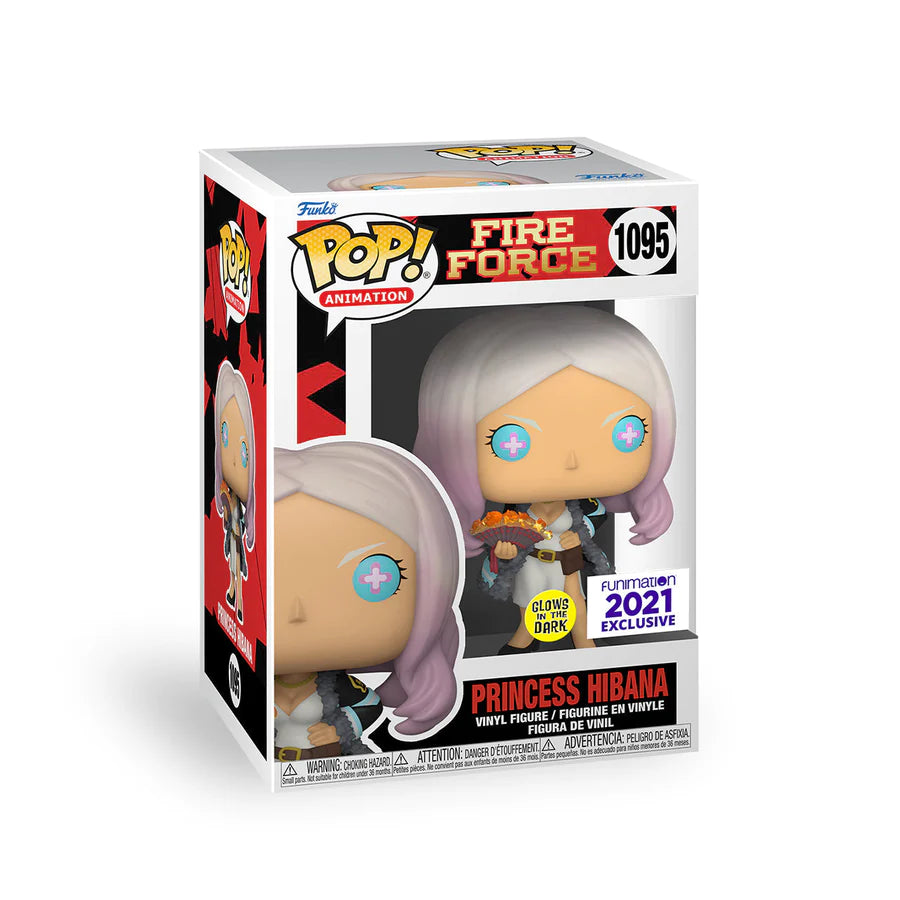 Funko Pop! Animation: Fire Force: Princess Hibana (Glow) (Funmation Exclusive)