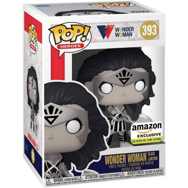 Funko Pop! Heroes: Black Lantern Wonder Woman (Glow) (Amazon Exclusive)