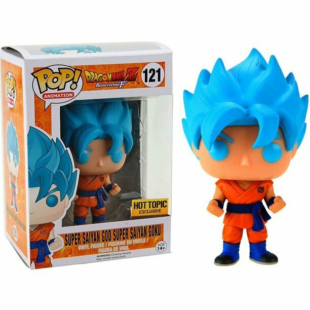 Funko Pop! Animation Dragon Ball Z Super Saiyan God Super Saiyan Goku figure, with vibrant character details and signature pose.