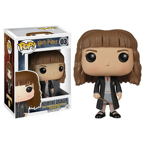 Funko Pop! Hermione Granger figure from Harry Potter series, collectible toy with detailed character design in original box