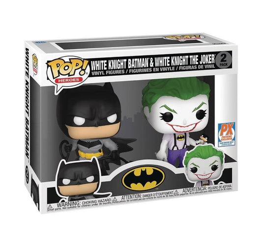 Heroes: White Knight Batman & White Knight The Joker SDCC LE 30,000 (PX Exclusive)