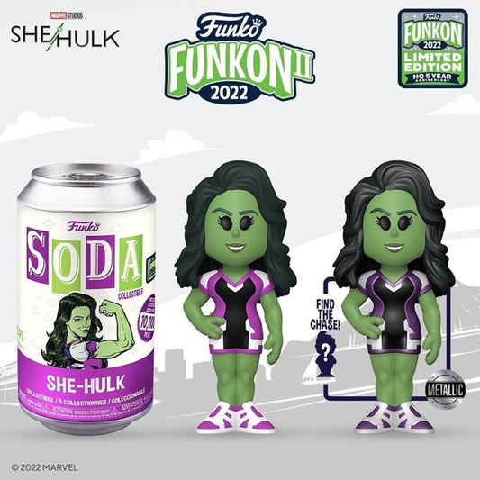Soda: She-Hulk Chance Of Chase (L.E 10,000) (2022 FunkoCon Shared Exclusive)