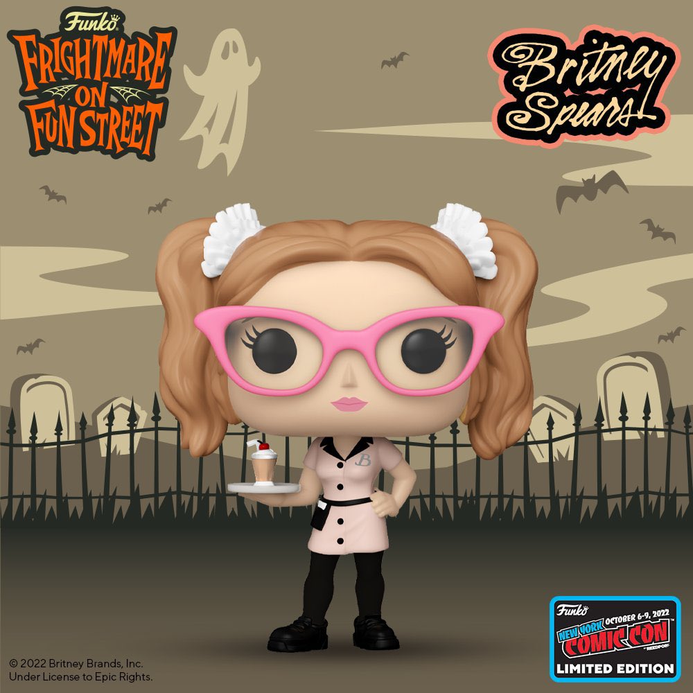 Funko Pop! Rocks: Drive Me Crazy: Britney Spears (2022 NYCC Con Sticker)