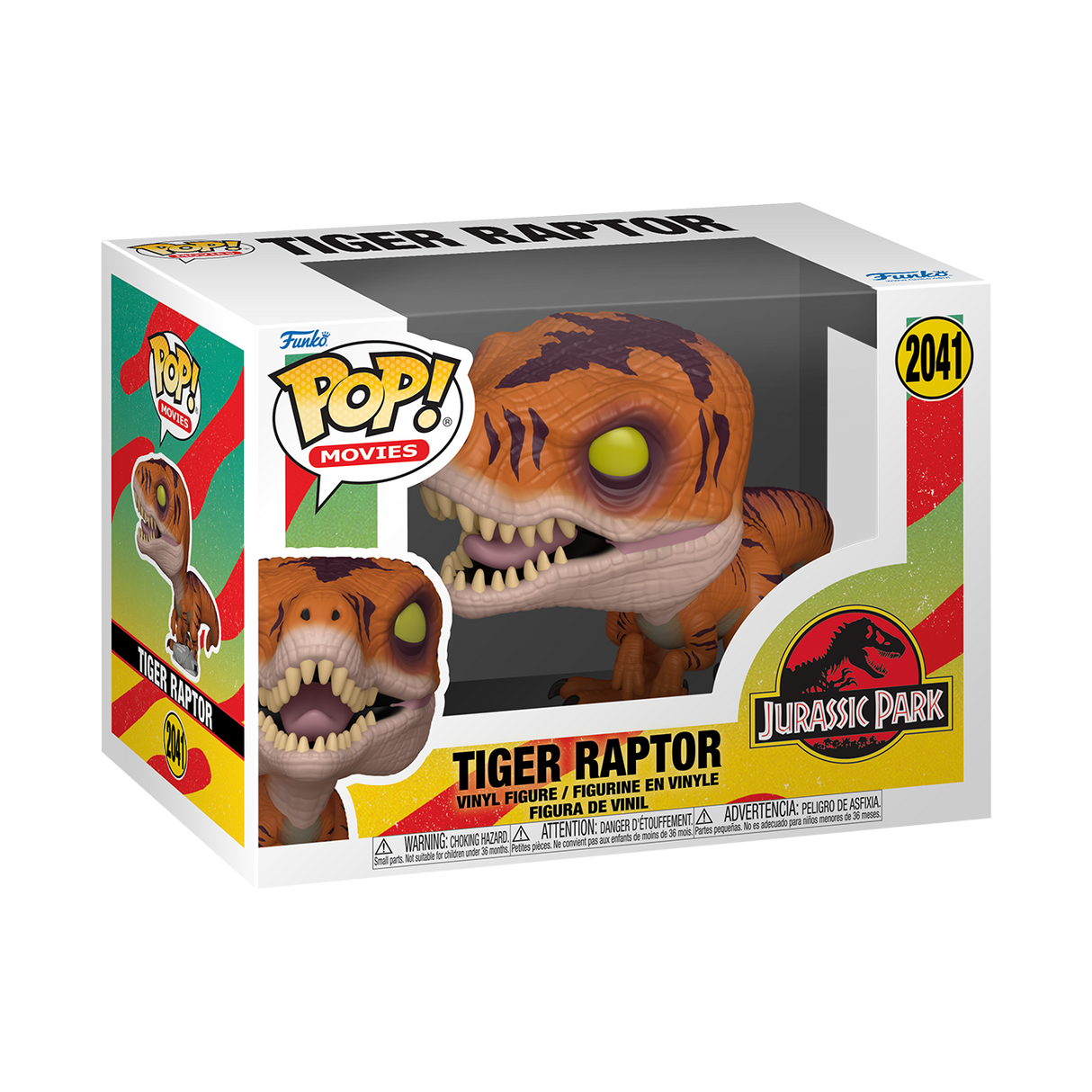 Funko Pop! Movies: Jurassic Park: Tiger Raptor