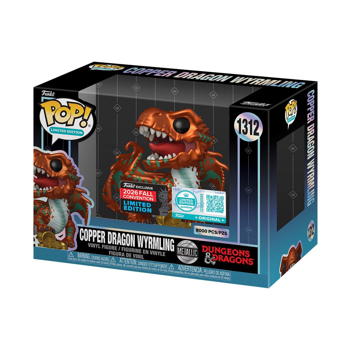 Funko Pop! Games: Dungeons and Dragons: Copper Dragon Wyrmling (LE 8,000) (Funko Supreme Edition) (2026 Fall Convention Shared Exclusive)