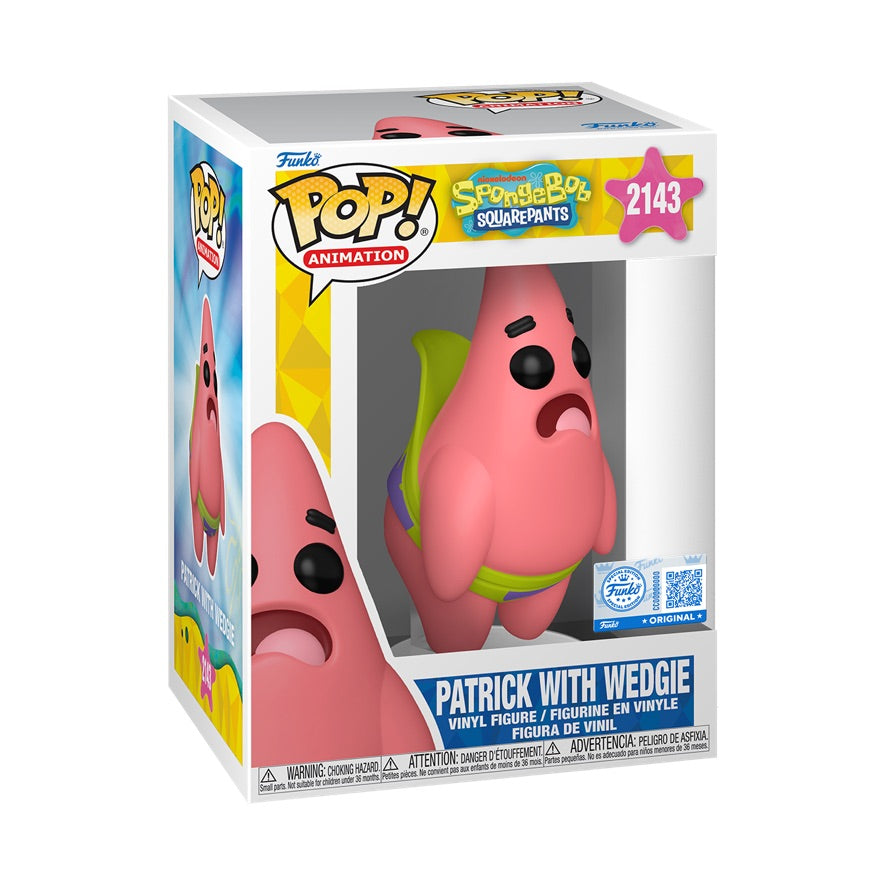 Funko Pop! Animation: Spongebob Squarepants: Patrick with Wedgie (Hot Topic Exclusive)