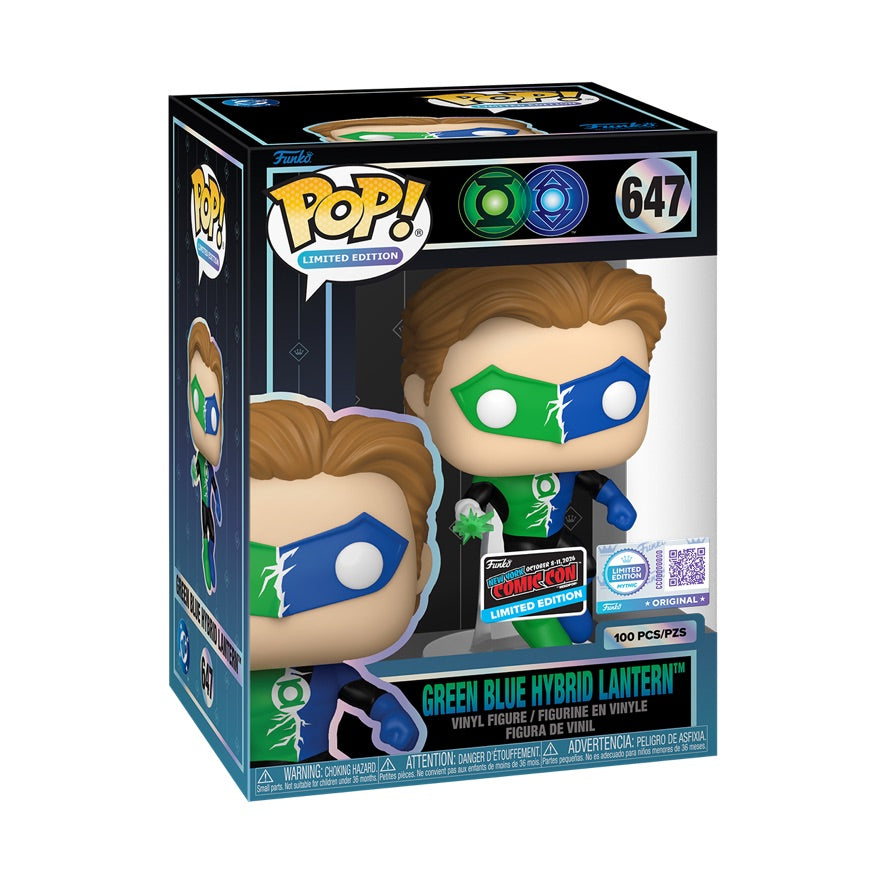 Funko Pop! Heroes: DC Super Heroes: Green Blue Hybrid Lantern (LE 100) (Funko Mythic Edition) (2026 NYCC Convention Exclusive)