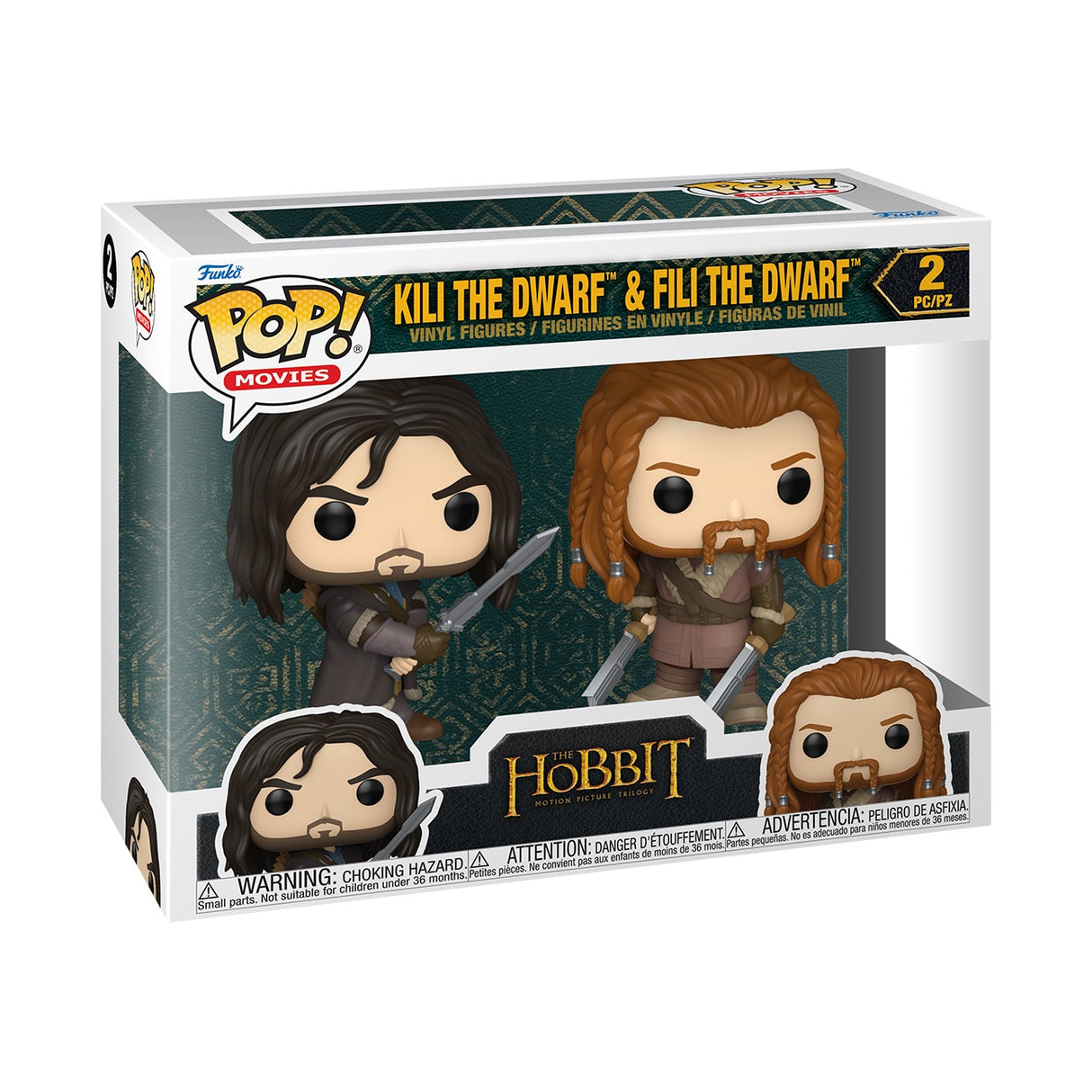 Funko Pop! Movies: The Hobbit: Kili the Dwarf and Fili the Dwarf (2 Pack)