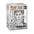 Funko Pop! Animation Tasmanian Devil sketch deco figure from Looney Tunes, collectible vinyl toy with detailed features.