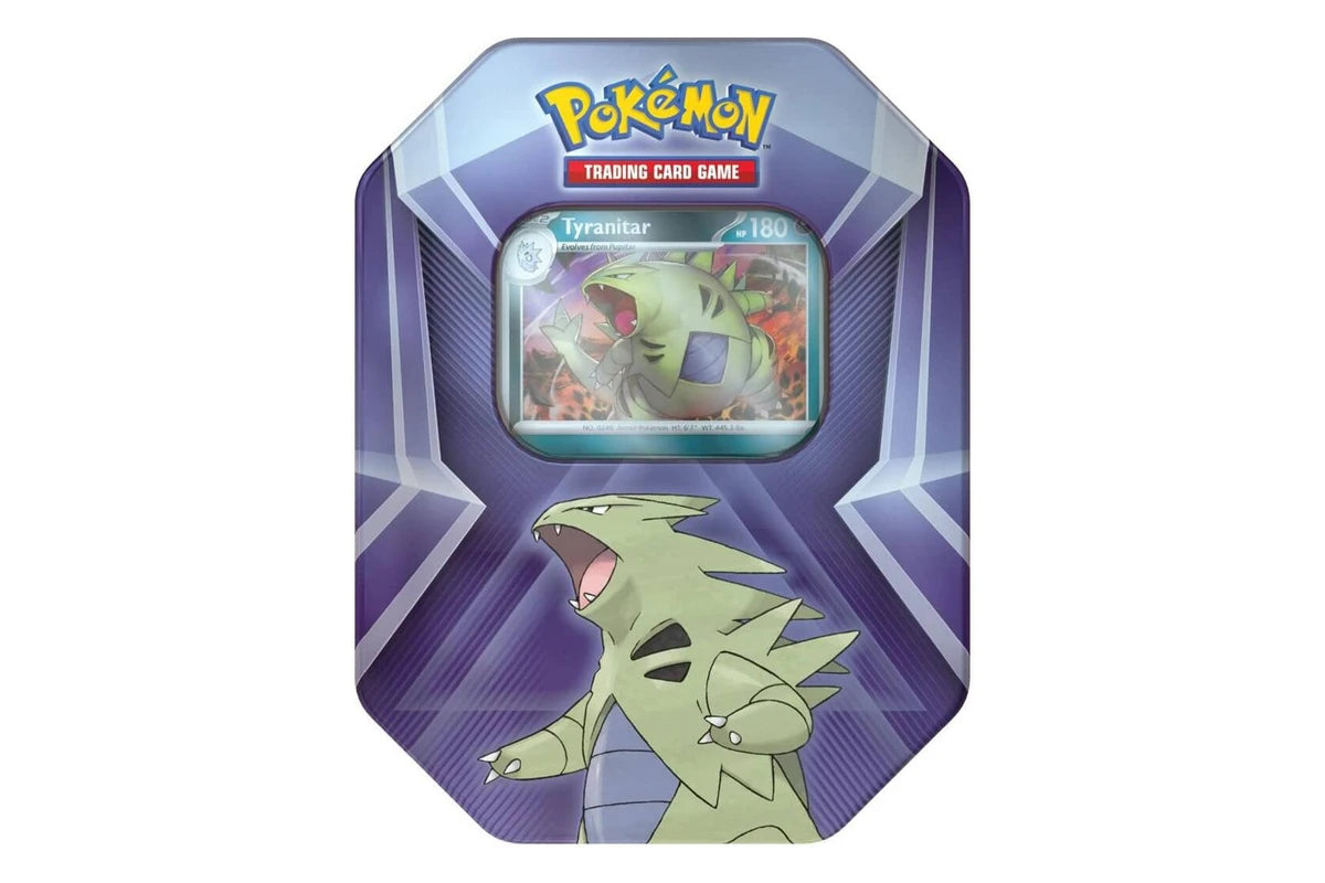 Pokemon TCG: Triple Whammy Tin: Tyranitar Trio