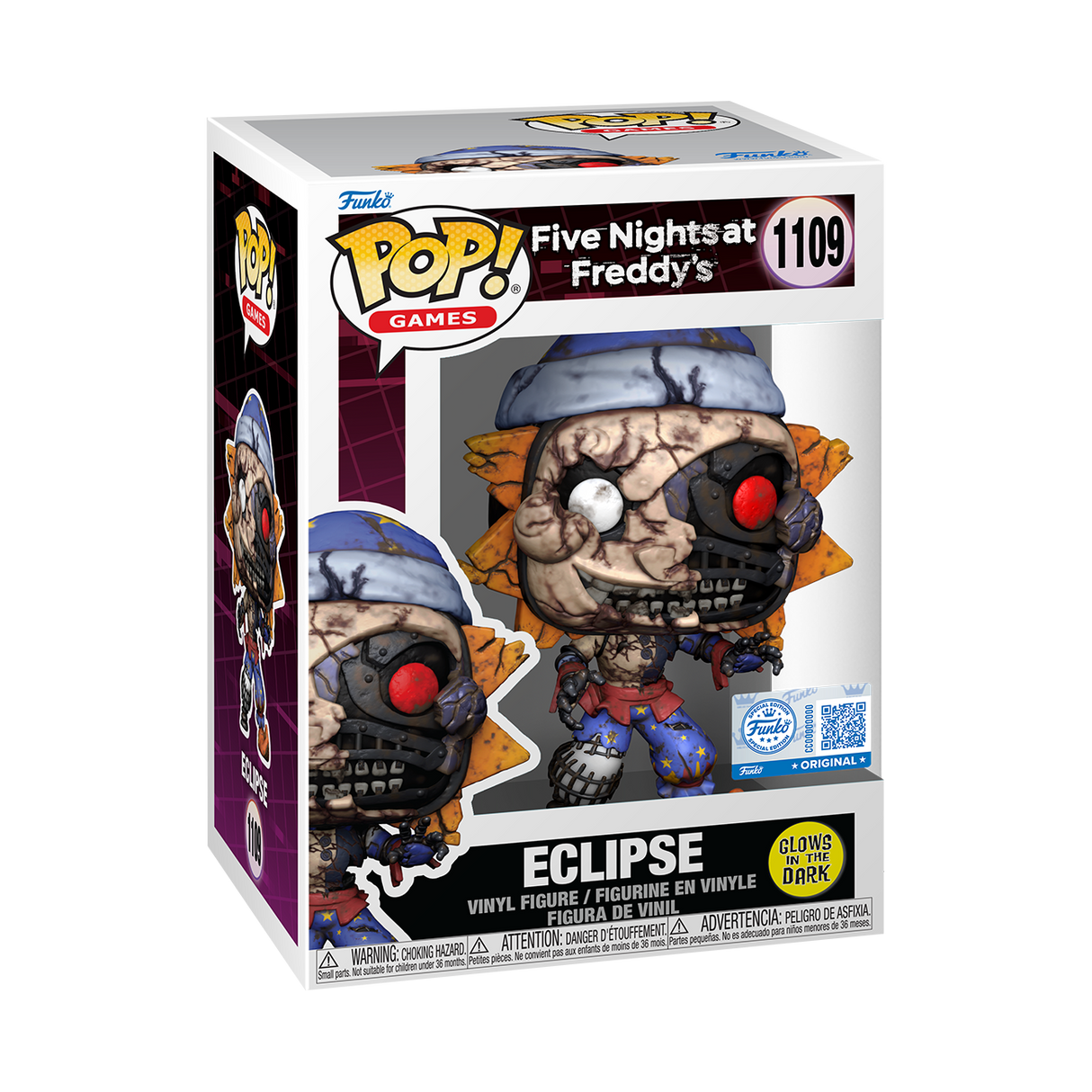 Funko Pop! Games: Five Nights at Freddy's: Eclipse (Glow) (GameStop Exclusive)
