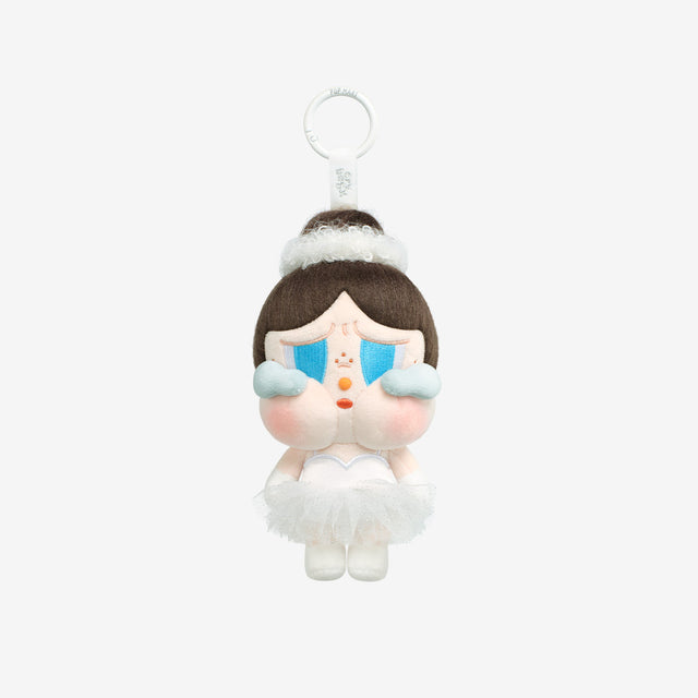 Pop Mart Crybaby Shiny Shiny Series plush pendant blister pack featuring colorful plush toy with shiny finish and detailed design.