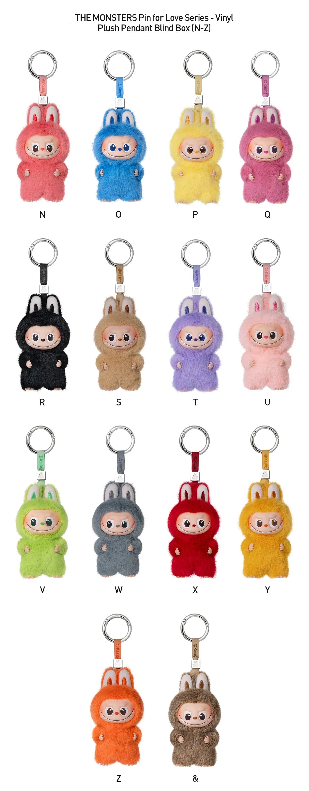 The Monster Pin For Love シリーズ (A-M,N-Z ) Pop Mart: The Monsters - Pin For Love (N-Z) – Shak's Pop Shop