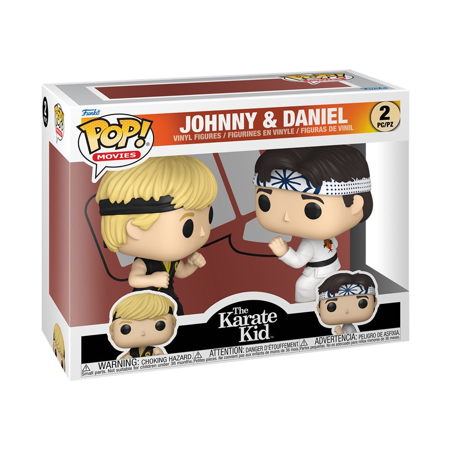 Funko Pop! Movies: The Karate Kid: Johnny and Daniel (2 Pack)