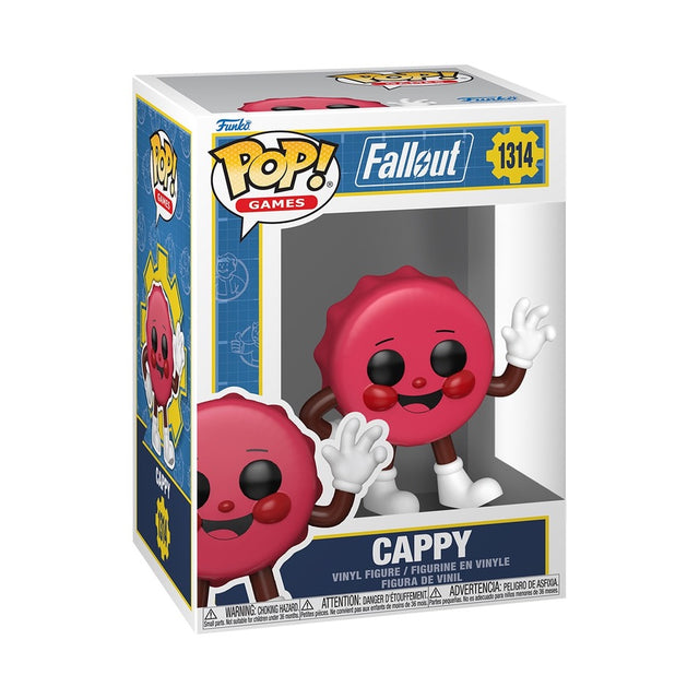 Funko Pop! Games Fallout Cappy figure from Shak's Pop Shop, detailed collectible vinyl toy with distinctive character design.