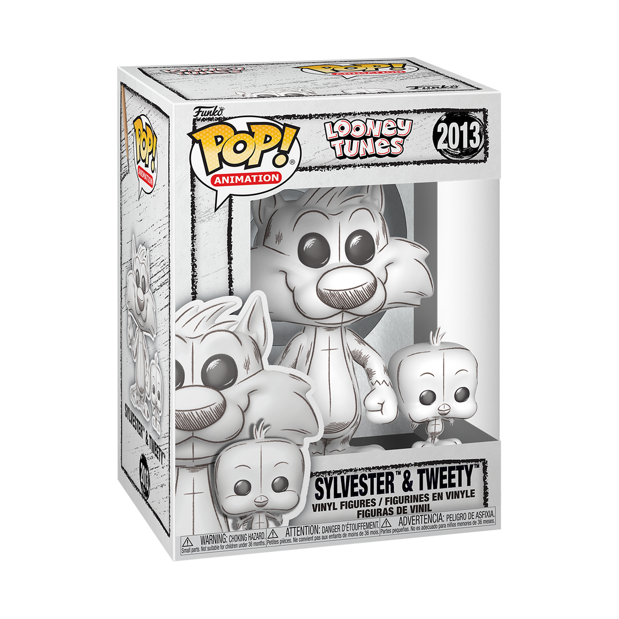Funko Pop! Animation: Looney Tunes: Sylvester and Tweety (Sketch Deco)