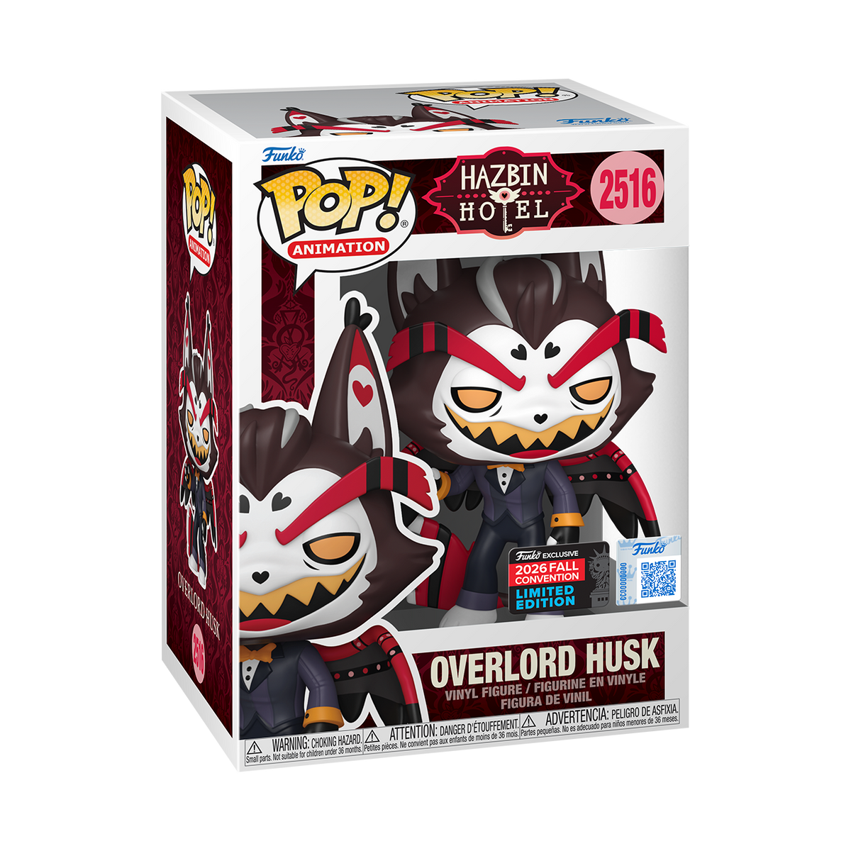 Funko Pop! Animation: Hazbin Hotel: Overlord Husk (2026 Fall Convention Shared Exclusive)