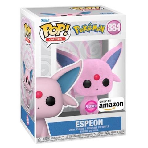 Funko Pop! Games: Pokemon: Espeon (Flocked) (Amazon Exclusive)