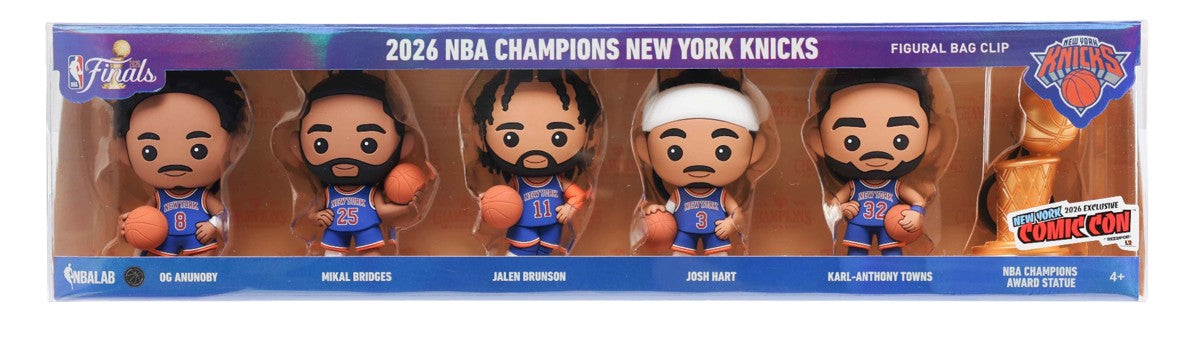 Monogram: New York Knicks 3D Foam Bag Clip 6-Piece Set (2026 NYCC Exclusive)