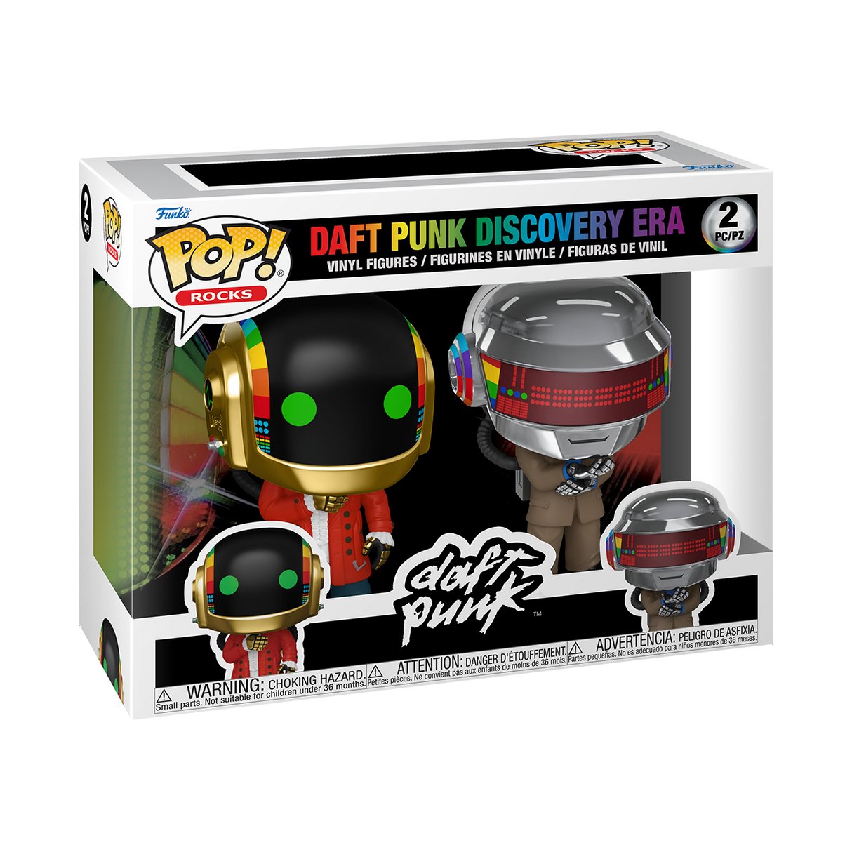 Funko Pop! Rocks: Daft Punk: Daft Punk Discovery Era (2 Pack)