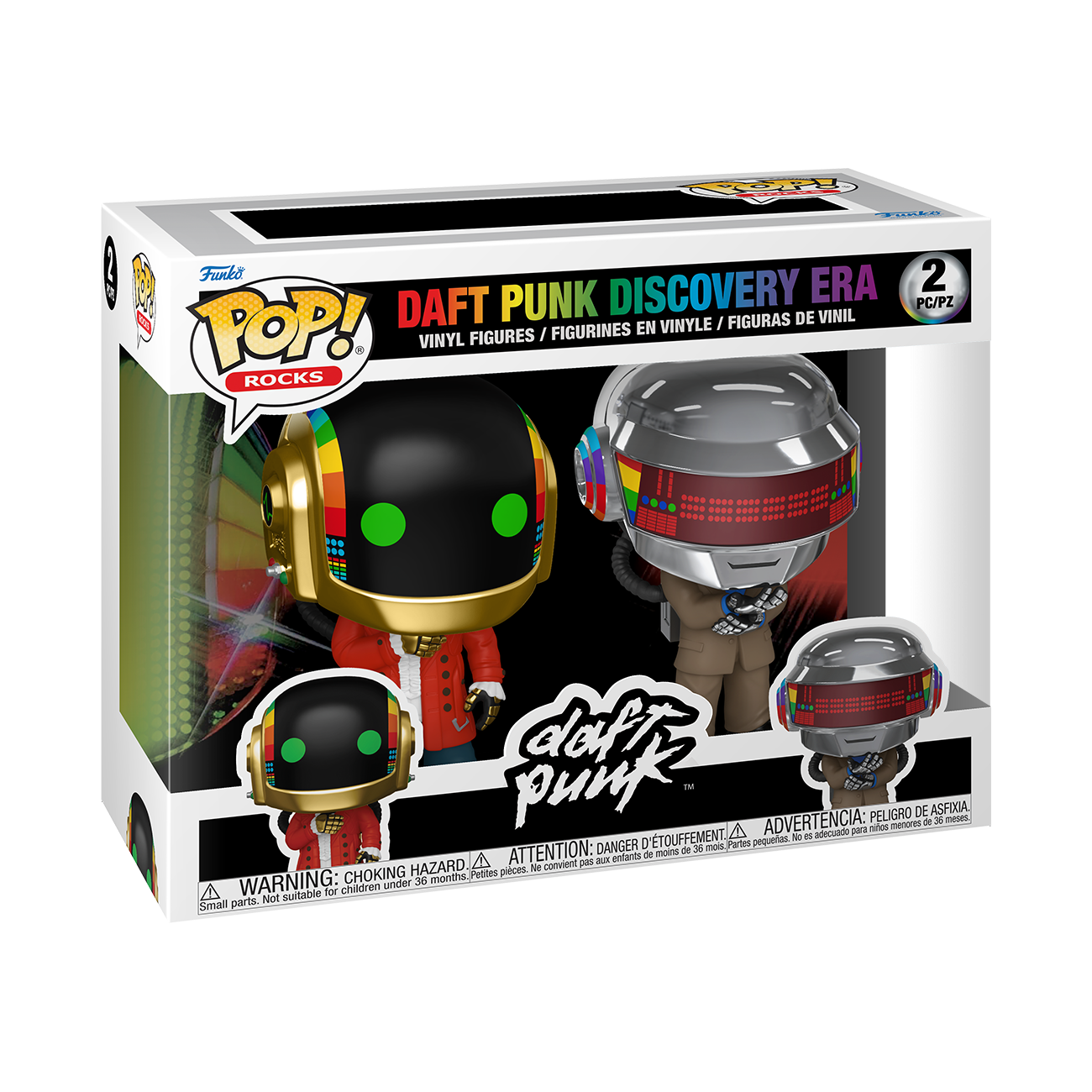 Funko Pop! Rocks: Daft Punk: Daft Punk Discovery Era (2 Pack