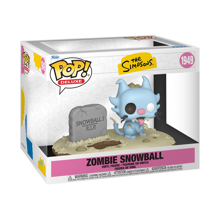 Funko Pop! Deluxe: The Simpsons: Zombie Snowball