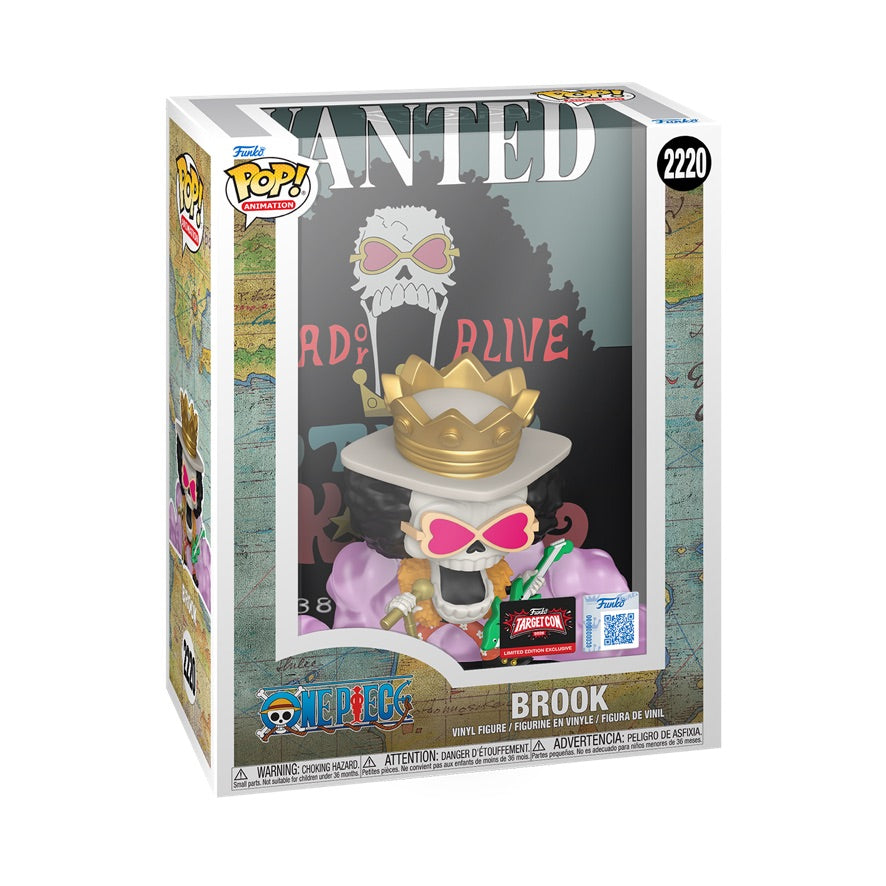 Funko Pop! Animation: One Piece: Brook (Wanted Poster) (TargetCon 2026 Exclusive)