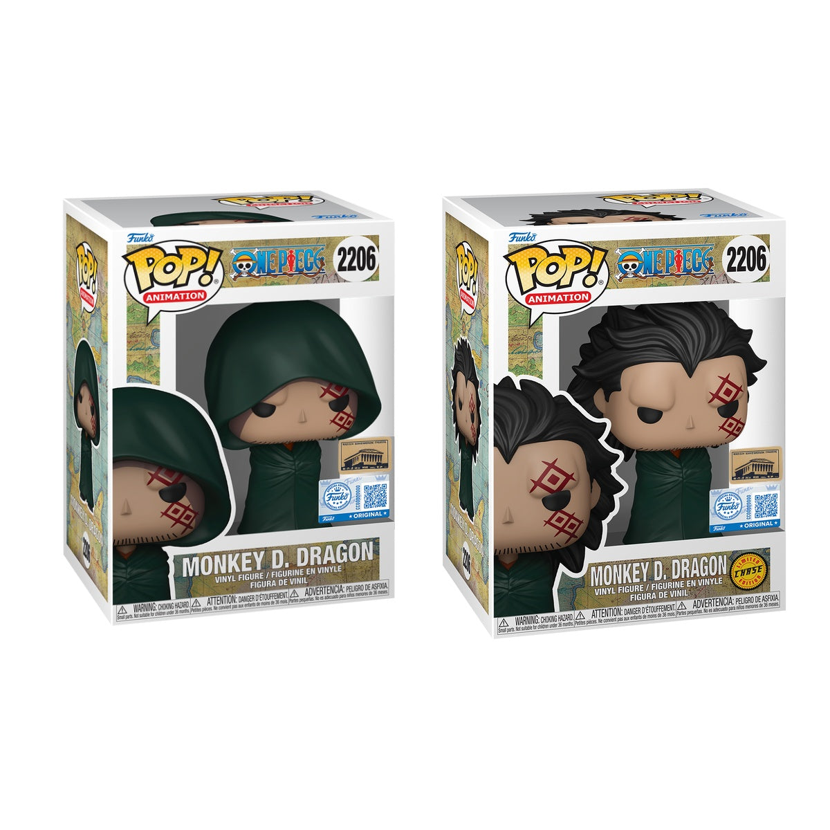 Funko Pop! Animation: One Piece: Monkey D. Dragon (Chase Bundle) (2025 Athens Collectible Festival Exclusive)