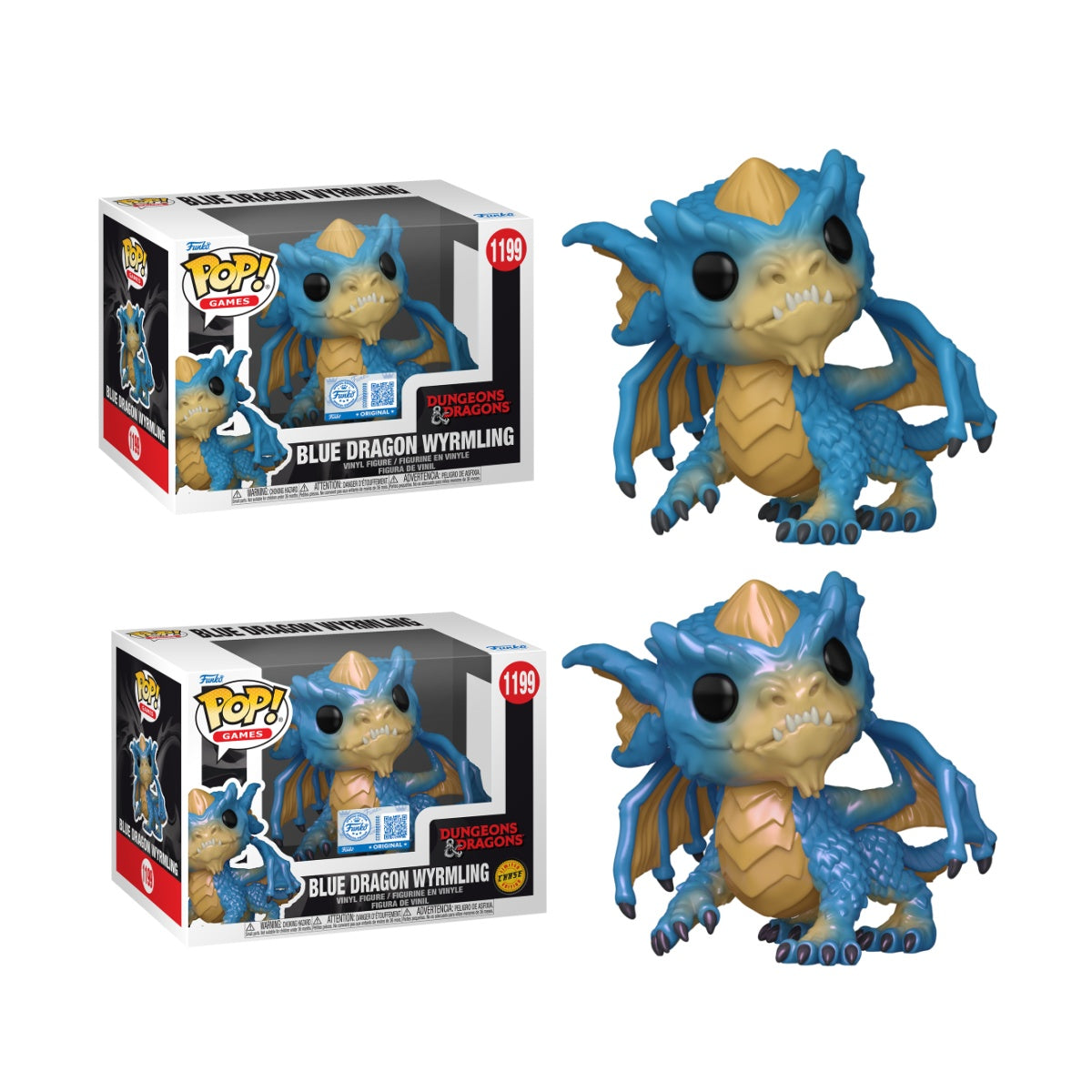 Funko Pop! Games: Dungeons and Dragons: Blue Dragon Wyrmling (Funko Special Edition)