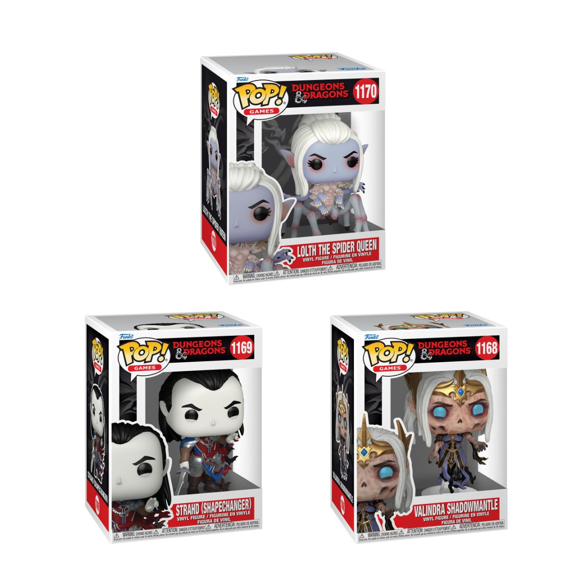 Funko Pop! Games: Dungeons and Dragons: 3 Pop Bundle
