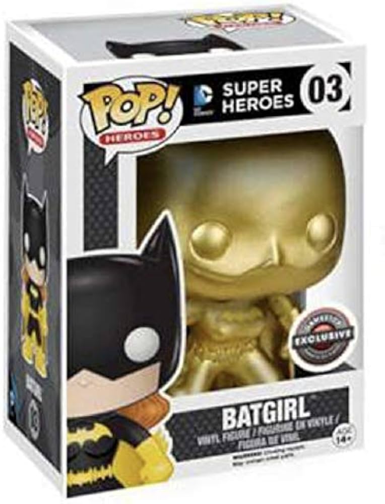 Funko Pop! Heroes: DC Super Heroes: Batgirl (Gold) (GameStop Exclusive)