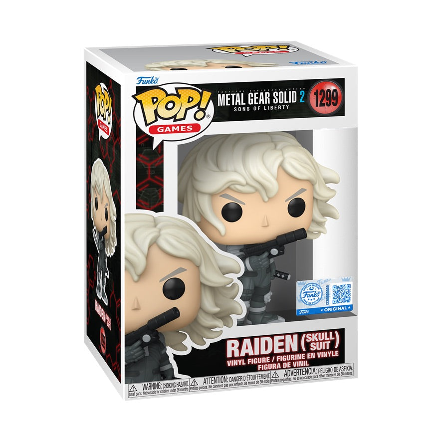 Funko Pop! Games: Metal Gear Solid 2: Raiden (Skull Suit) (GameStop Exclusive)