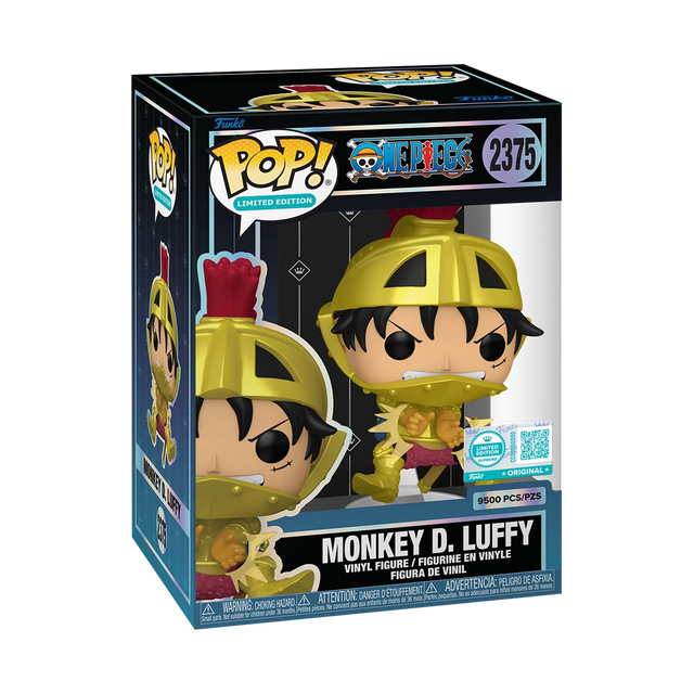 Funko Pop! Monkey D. Luffy from One Piece Thriller Bark arc, limited edition collectible toy by Shak's Pop Shop.