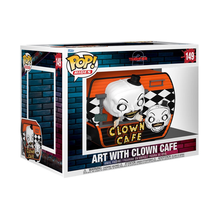 Funko Pop! Rides: Terrifier 2: Art with Clown Cafe
