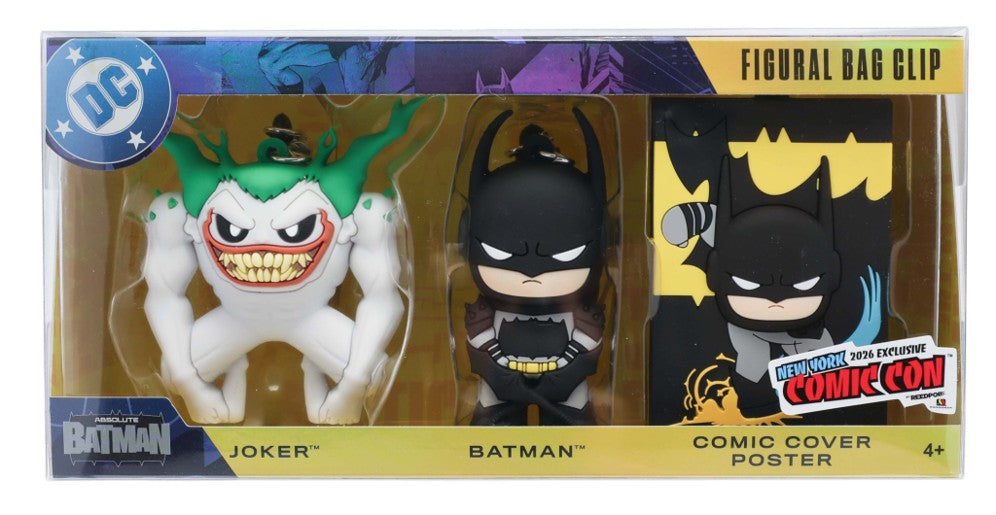 Monogram: Absolute Batman 3D Foam Bag Clip 3-Piece Set (2026 NYCC Exclusive)