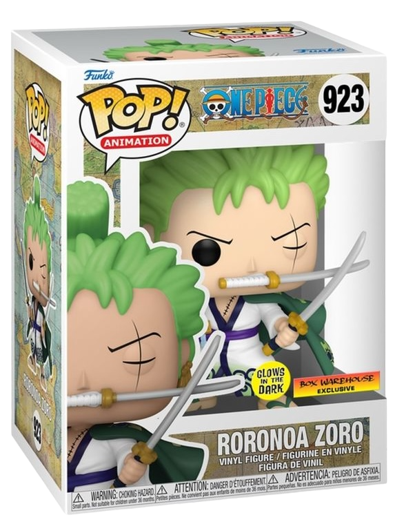 Funko Pop! Animation: One Piece: Roronoa Zoro (GITD) (Box Warehouse Exclusive)
